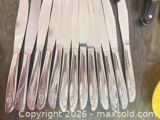 MaxSold Auction: 21-40 Piece Stainless Steel & Silver Plate Flatware Set - Point Edward (Ontario, Canada) SELLER MANAGED Estate Sale Online Auction -  Michigan Avenue