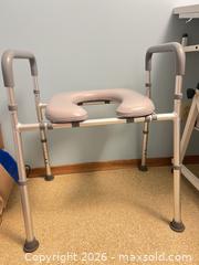 MaxSold Auction: Aluminum Toilet Safety Frame with Raised Plastic Seat - Point Edward (Ontario, Canada) SELLER MANAGED Estate Sale Online Auction -  Michigan Avenue