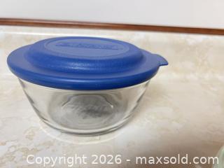 MaxSold Auction: Anchor Hocking Glass Serveware Set with Wooden 3-Compartment Tray - Point Edward (Ontario, Canada) SELLER MANAGED Estate Sale Online Auction -  Michigan Avenue