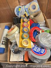 MaxSold Auction: Assorted Adhesive Tape Lot (20+ Rolls) with Anti-Slip Grip Mat - Point Edward (Ontario, Canada) SELLER MANAGED Estate Sale Online Auction -  Michigan Avenue