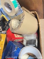 MaxSold Auction: Assorted Adhesive Tape Lot (20+ Rolls) with Anti-Slip Grip Mat - Point Edward (Ontario, Canada) SELLER MANAGED Estate Sale Online Auction -  Michigan Avenue