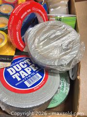 MaxSold Auction: Assorted Adhesive Tape Lot (20+ Rolls) with Anti-Slip Grip Mat - Point Edward (Ontario, Canada) SELLER MANAGED Estate Sale Online Auction -  Michigan Avenue