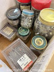 MaxSold Auction: Assorted Nails, Screws & Bolts - Steel and Stainless Fasteners - Point Edward (Ontario, Canada) SELLER MANAGED Estate Sale Online Auction -  Michigan Avenue