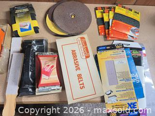 MaxSold Auction: Assorted Sanding Belts, Discs & Hand Blocks — Medium Lot (11–30) - Point Edward (Ontario, Canada) SELLER MANAGED Estate Sale Online Auction -  Michigan Avenue