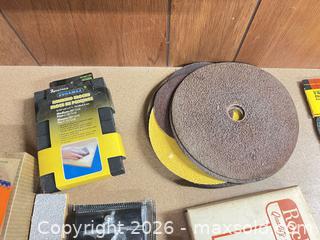 MaxSold Auction: Assorted Sanding Belts, Discs & Hand Blocks — Medium Lot (11–30) - Point Edward (Ontario, Canada) SELLER MANAGED Estate Sale Online Auction -  Michigan Avenue