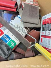 MaxSold Auction: Assorted Sanding Belts, Sheets & Discs – Various Grits & Sizes - Point Edward (Ontario, Canada) SELLER MANAGED Estate Sale Online Auction -  Michigan Avenue