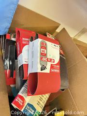 MaxSold Auction: Assorted Sanding Belts, Sheets & Discs – Various Grits & Sizes - Point Edward (Ontario, Canada) SELLER MANAGED Estate Sale Online Auction -  Michigan Avenue
