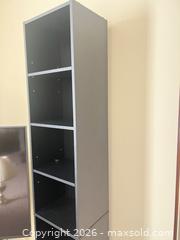 MaxSold Auction: Black 8-Compartment Tall Cube Shelf (Engineered Wood) - Point Edward (Ontario, Canada) SELLER MANAGED Estate Sale Online Auction -  Michigan Avenue