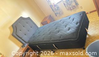 MaxSold Auction: Casper Twin Gray Upholstered Adjustable Bed Base with Mattress - Point Edward (Ontario, Canada) SELLER MANAGED Estate Sale Online Auction -  Michigan Avenue