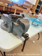 MaxSold Auction: Crawford 60 Bench Vise, Cast Iron, Bolt-Down - Point Edward (Ontario, Canada) SELLER MANAGED Estate Sale Online Auction -  Michigan Avenue