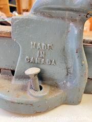 MaxSold Auction: Crawford 60 Bench Vise, Cast Iron, Bolt-Down - Point Edward (Ontario, Canada) SELLER MANAGED Estate Sale Online Auction -  Michigan Avenue