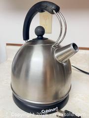 MaxSold Auction: Cuisinart 1.5L Stainless Steel Electric Whistling Kettle - Point Edward (Ontario, Canada) SELLER MANAGED Estate Sale Online Auction -  Michigan Avenue