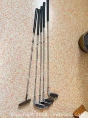 MaxSold Auction: Golf clubs — Irons and Putter, Steel Shafts, Right-Handed - Point Edward (Ontario, Canada) SELLER MANAGED Estate Sale Online Auction -  Michigan Avenue