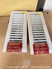 MaxSold Auction: Leigh Metal 3" x 10" White Metal Decorative Diffuser / Vent Cover - Point Edward (Ontario, Canada) SELLER MANAGED Estate Sale Online Auction -  Michigan Avenue