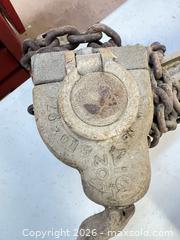 MaxSold Auction: Lever Chain Hoist / Come-Along, 3/4 Ton Capacity - Point Edward (Ontario, Canada) SELLER MANAGED Estate Sale Online Auction -  Michigan Avenue