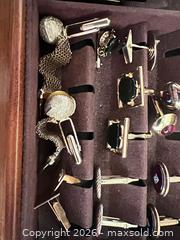 MaxSold Auction: Lot of 16–30 Men's Jewelry: Tie Clips, Cufflinks & Money Clip - Point Edward (Ontario, Canada) SELLER MANAGED Estate Sale Online Auction -  Michigan Avenue
