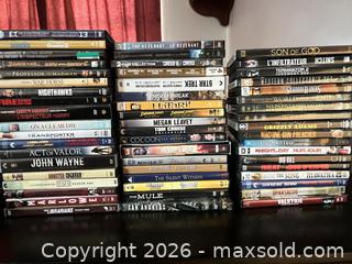 MaxSold Auction: Lot of 21–50 Region 1 DVDs, Drama/Action/Western/Comedy - Point Edward (Ontario, Canada) SELLER MANAGED Estate Sale Online Auction -  Michigan Avenue