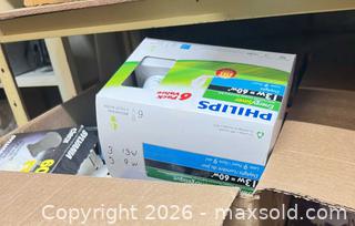 MaxSold Auction: Lot of Mixed Philips, Sylvania, NOMA & GE Light Bulbs - Point Edward (Ontario, Canada) SELLER MANAGED Estate Sale Online Auction -  Michigan Avenue