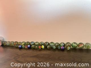 MaxSold Auction: Mixed Glass Marbles, Small (?12–14 mm), 21–30 Pieces - Point Edward (Ontario, Canada) SELLER MANAGED Estate Sale Online Auction -  Michigan Avenue