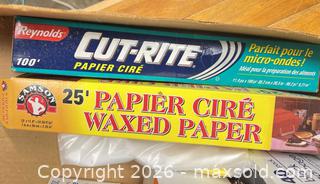 MaxSold Auction: Mixed Kitchen Disposables — Waxed Paper, Baking & Storage Bags - Point Edward (Ontario, Canada) SELLER MANAGED Estate Sale Online Auction -  Michigan Avenue