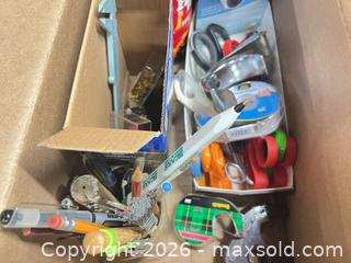 MaxSold Auction: Mixed Office, Art & Hardware Supplies Small Box Lot - Point Edward (Ontario, Canada) SELLER MANAGED Estate Sale Online Auction -  Michigan Avenue