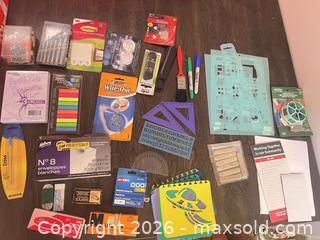 MaxSold Auction: Mixed Office Supplies Lot — Stencils, Markers, Tabs, Envelopes - Point Edward (Ontario, Canada) SELLER MANAGED Estate Sale Online Auction -  Michigan Avenue