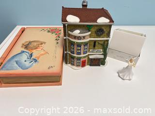 MaxSold Auction: Royal Doulton Figurine, Dept 56 Building, Painted Panel & 3 Puzzles - Point Edward (Ontario, Canada) SELLER MANAGED Estate Sale Online Auction -  Michigan Avenue