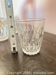 MaxSold Auction: Set of 3 Clear Diamond-Cut Glass Tumblers, 3.25 in - Point Edward (Ontario, Canada) SELLER MANAGED Estate Sale Online Auction -  Michigan Avenue