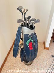 MaxSold Auction: Slazenger Golf Club Set with Bag — Right-Handed, Steel Shafts - Point Edward (Ontario, Canada) SELLER MANAGED Estate Sale Online Auction -  Michigan Avenue