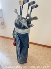 MaxSold Auction: Slazenger Golf Club Set with Bag — Right-Handed, Steel Shafts - Point Edward (Ontario, Canada) SELLER MANAGED Estate Sale Online Auction -  Michigan Avenue