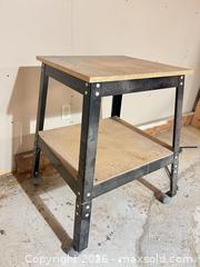 MaxSold Auction: Small Rolling Workbench with Lower Shelf and Casters - Point Edward (Ontario, Canada) SELLER MANAGED Estate Sale Online Auction -  Michigan Avenue