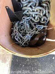 MaxSold Auction: Steel Heavy Link Chain, Approx 1/2"+ Link, 5–20 lb - Point Edward (Ontario, Canada) SELLER MANAGED Estate Sale Online Auction -  Michigan Avenue