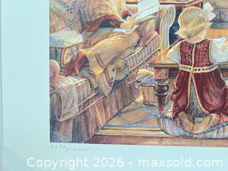 MaxSold Auction: Trisha Romance "Christmas at the Cottage" Limited Edition Print - Point Edward (Ontario, Canada) SELLER MANAGED Estate Sale Online Auction -  Michigan Avenue