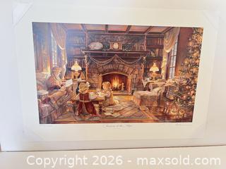 MaxSold Auction: Trisha Romance Limited Edition Print Christmas at the Cottage, 2002 - Point Edward (Ontario, Canada) SELLER MANAGED Estate Sale Online Auction -  Michigan Avenue