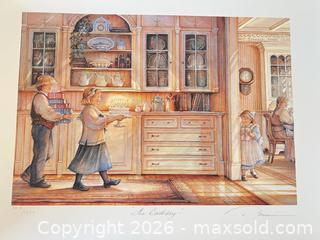 MaxSold Auction: Trisha Romance "The Birthday" Limited Edition Print - Point Edward (Ontario, Canada) SELLER MANAGED Estate Sale Online Auction -  Michigan Avenue