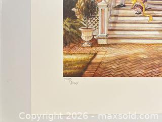 MaxSold Auction: Trisha Romance Yellow Ribbons Limited Edition Print - Point Edward (Ontario, Canada) SELLER MANAGED Estate Sale Online Auction -  Michigan Avenue
