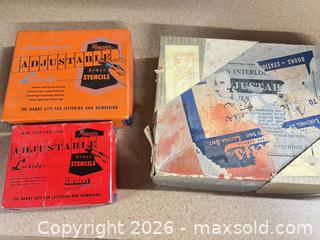 MaxSold Auction: Vintage Brass Stencil Plates Set - Reese's & C.H. Hanson - Point Edward (Ontario, Canada) SELLER MANAGED Estate Sale Online Auction -  Michigan Avenue