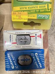 MaxSold Auction: Vintage Gillette & Richard Single/Double Edge Blades + Holder - Point Edward (Ontario, Canada) SELLER MANAGED Estate Sale Online Auction -  Michigan Avenue