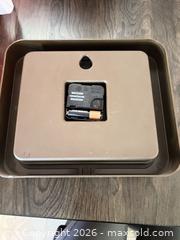 MaxSold Auction: Wall Clock — Quartz Movement, Wood and Plastic Frame - Point Edward (Ontario, Canada) SELLER MANAGED Estate Sale Online Auction -  Michigan Avenue