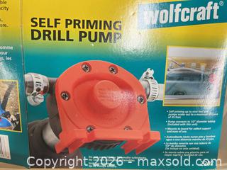 MaxSold Auction: Wolfcraft 2202 Self-Priming Drill-Powered Pump - Point Edward (Ontario, Canada) SELLER MANAGED Estate Sale Online Auction -  Michigan Avenue
