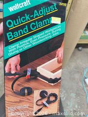 MaxSold Auction: Wolfcraft Quick-Adjust Band/Strap Clamp (Model 3416) - Point Edward (Ontario, Canada) SELLER MANAGED Estate Sale Online Auction -  Michigan Avenue