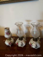 MaxSold Auction: 3 Vintage Oil Lamps - Burnaby (British Columbia, Canada) SELLER MANAGED Estate Sale Online Auction - Beresford Street (CONDO)