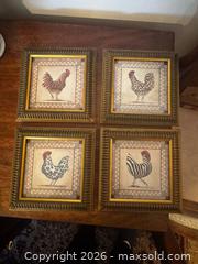 MaxSold Auction:  Chicken Wall art  - Burnaby (British Columbia, Canada) SELLER MANAGED Estate Sale Online Auction - Beresford Street (CONDO)