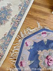 MaxSold Auction: Lot of Wool Runner and Octagon Accent Rugs, Multi-Color Floral - Burnaby (British Columbia, Canada) SELLER MANAGED Estate Sale Online Auction - Beresford Street (CONDO)