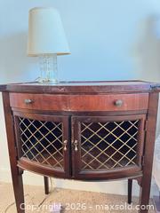 MaxSold Auction: Set of 2 Traditional Mahogany Nightstand with Drawer and Lattice Door - Burnaby (British Columbia, Canada) SELLER MANAGED Estate Sale Online Auction - Beresford Street (CONDO)