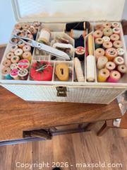 MaxSold Auction: Sewing kit & Mixed Buttons Collection with Tin Storage Box, 100–250 pcs - Burnaby (British Columbia, Canada) SELLER MANAGED Estate Sale Online Auction - Beresford Street (CONDO)