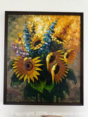 MaxSold Auction: Various Floral Paintings - Burnaby (British Columbia, Canada) SELLER MANAGED Estate Sale Online Auction - Beresford Street (CONDO)