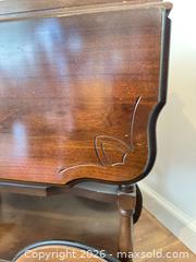 MaxSold Auction: Vintage Mid-Century Solid Wood Tea/Serving Cart in Walnut - Burnaby (British Columbia, Canada) SELLER MANAGED Estate Sale Online Auction - Beresford Street (CONDO)