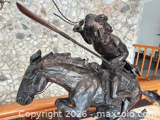 MaxSold Auction: Frederic Remington Metal Western Equestrian Sculpture (Reproduction) B - King (Ontario, Canada) Moving Online Auction - Scott Crescent