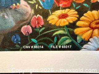 MaxSold Auction: Alice In Wonderland Thomas Kinkade Studios Print on Canvas Disney - Cupertino (California, USA) SELLER MANAGED Downsizing Online Auction - Rollingdell Drive (CONDO)